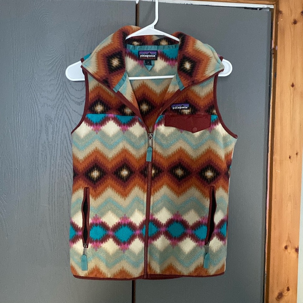 Patagonia women’s size Small Synchilla fleeced vest
